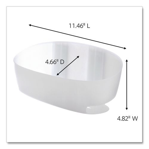 Image of Command BATH11ES Bath Shower Caddy, 11.45 x 4.8 x 4, Clear