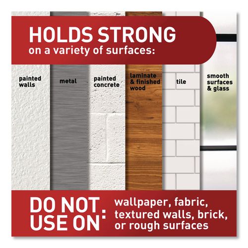 Image of Command MMM1720928ES Damage-Free Hanging Picture Hanging Strip Pairs, (16) Large (0.75" x 3.65"), (12) Medium (0.63" x 2.75"), White, 28/Pack