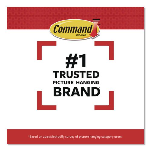 Image of Command MMM1720928ES Damage-Free Hanging Picture Hanging Strip Pairs, (16) Large (0.75" x 3.65"), (12) Medium (0.63" x 2.75"), White, 28/Pack