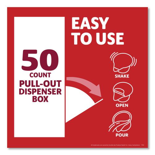 Image of Coffee mate® 12408209 Liquid Coffee Creamer, Assorted Flavors, 0.38 oz Mini Cups, 150/Carton