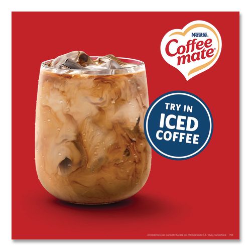 Image of Coffee mate® 12408209 Liquid Coffee Creamer, Assorted Flavors, 0.38 oz Mini Cups, 150/Carton