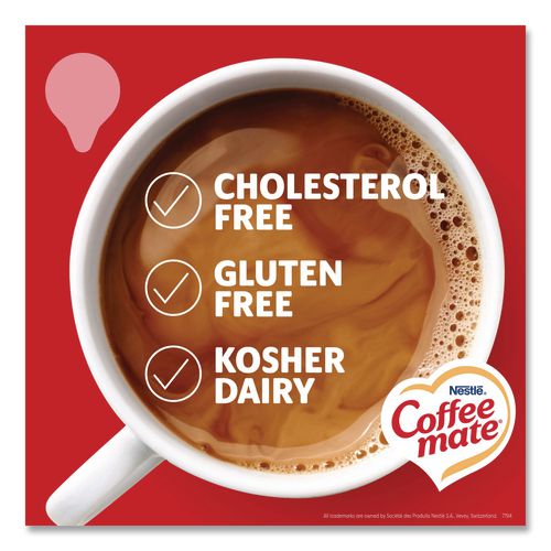 Image of Coffee mate® 12408209 Liquid Coffee Creamer, Assorted Flavors, 0.38 oz Mini Cups, 150/Carton