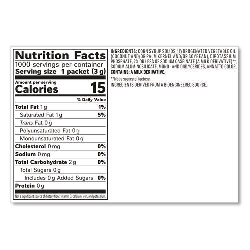 Image of Coffee mate® 11000369 Powdered Creamer Packets, Original, 0.1 oz Packet, 1,000/Carton