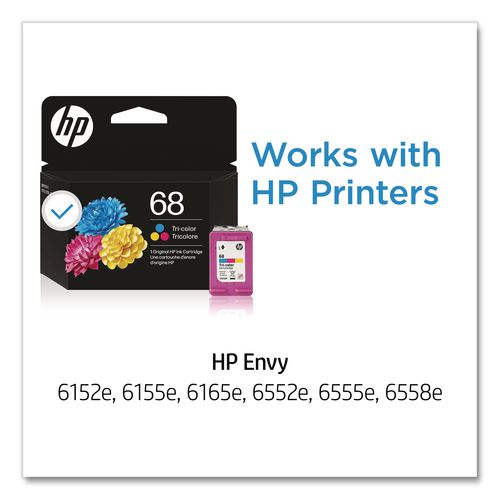 Image of HP HP 68 (7FP20TN) Tri-Color Original Ink Cartridge