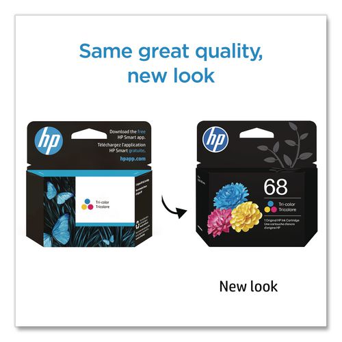 Image of HP HP 68 (7FP20TN) Tri-Color Original Ink Cartridge
