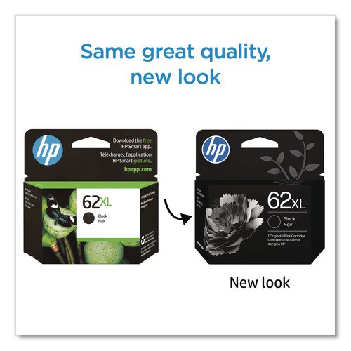 Image of HP C2P05AN#140 HP 62xl, (c2p05an) High-Yield Black Original Ink Cartridge