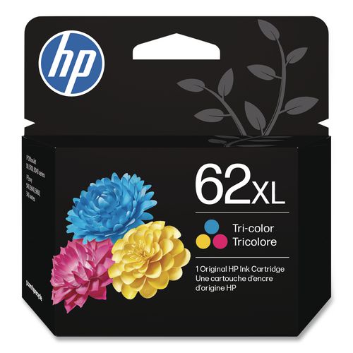 Image of HP C2P07AN#140 HP 62xl, (c2p07an) High-Yield Tri-Color Original Ink Cartridge