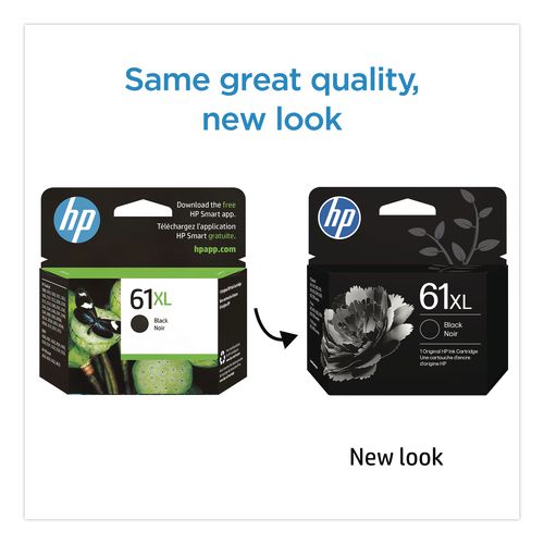 Image of HP CH563WN#140 HP 61xl, (ch563wn) High-Yield Black Original Ink Cartridge