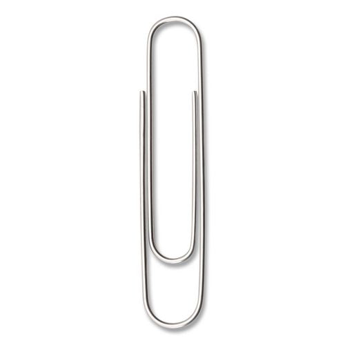 Image of ACCO Recycled Paper Clips, Jumbo, Smooth, Silver, 100 Clips/Box, 10 Boxes/Pack
