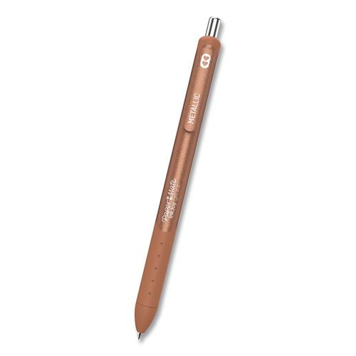 Image of Paper Mate® 2209485 InkJoy Gel Metallic Gel Pen, Retractable, Medium 0.8 mm, Assorted Ink and Barrel Colors, 6/Pack