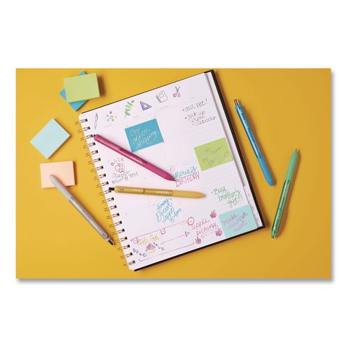 Image of Paper Mate® 2209485 InkJoy Gel Metallic Gel Pen, Retractable, Medium 0.8 mm, Assorted Ink and Barrel Colors, 6/Pack