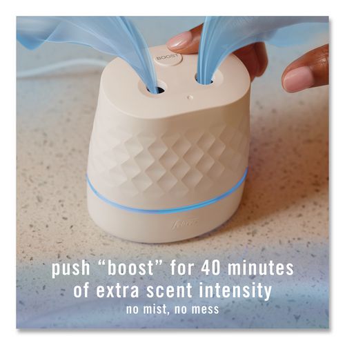 Image of Febreze® 14637 Plug Scent Booster Oil Diffuser, 4.44 x 5.43 x 4.25, White