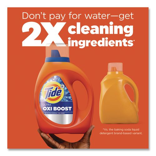 Image of Tide® 17538 Ultra OXI Boost Laundry Detergent, HE Compatible, 117 oz Bottle