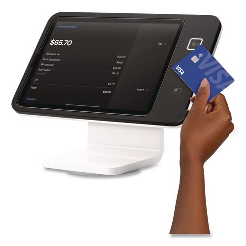 Image of Square A-SKU-0837 2nd Generation POS Stand, 7.75 x 12.6 x 9.5, White