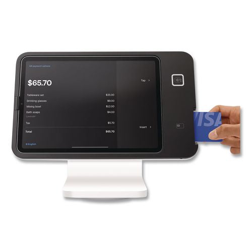 Image of Square A-SKU-0837 2nd Generation POS Stand, 7.75 x 12.6 x 9.5, White