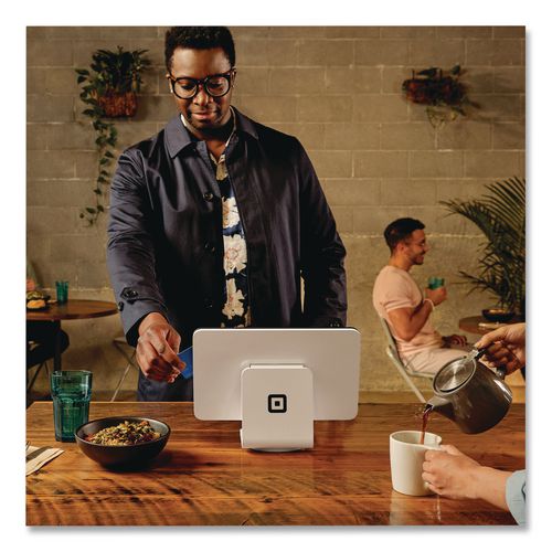 Image of Square A-SKU-0837 2nd Generation POS Stand, 7.75 x 12.6 x 9.5, White