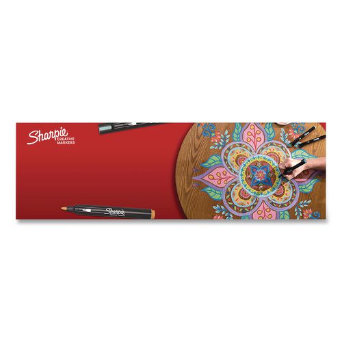 Image of Sharpie® 2209902 Creative Markers, Earth Tones, Bullet Tip, Assorted, 5/Pack