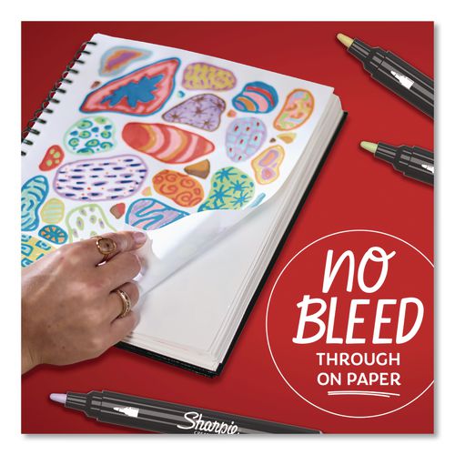 Image of Sharpie® 2209902 Creative Markers, Earth Tones, Bullet Tip, Assorted, 5/Pack
