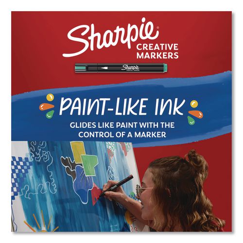 Image of Sharpie® 2209902 Creative Markers, Earth Tones, Bullet Tip, Assorted, 5/Pack