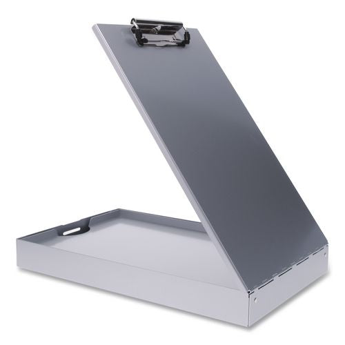 Image of Saunders 21118 Cruiser Mate Aluminum Storage Clipboard, 0.5" Clip Capacity, Holds 8.5 x 11 Sheets, Silver