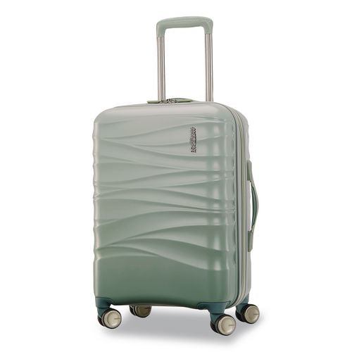Image of AMERICAN TOURISTER 143244-2017 Cascade Hardside Spinner Suitcase, 15 x 9.5 x 22, Sage Green