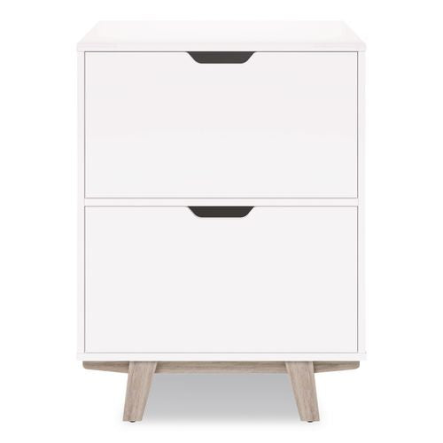 Image of Thomasville® SPLS-WHLF-TV Whitney 2-Drawer Lateral File Cabinet, Letter/Legal Size File Drawers, 23.75" x 20" x 31.25", White