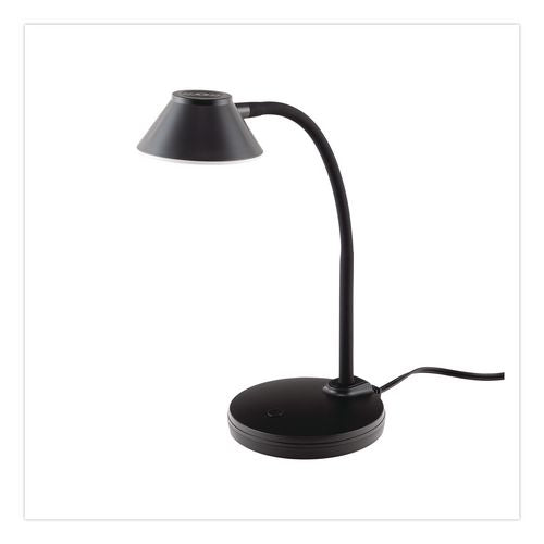 Image of V-Light VL0146P LED Gooseneck Desk Lamp, 13" High, Black