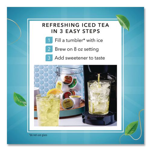 Image of TWININGS® TNA89556 Tea K-Cups, Lemon Ginger, 0.11 Oz K-Cups, 24/box
