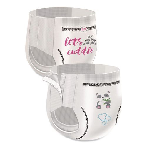 Image of Cuties® CR7008 CutiePants Refastenable Training Pants for Girls, Size 2T-3T, Up to 34 lbs, 104/Carton