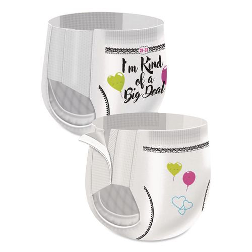 Image of Cuties® CR7008 CutiePants Refastenable Training Pants for Girls, Size 2T-3T, Up to 34 lbs, 104/Carton