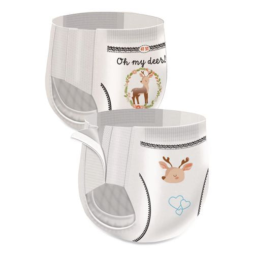 Image of Cuties® CR9008 CutiePants Refastenable Training Pants for Girls, Size 4T-5T, 38 lbs to 50 lbs, 76/Carton