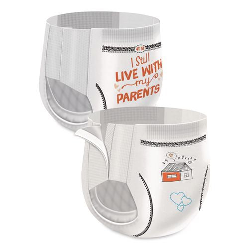 Image of Cuties® CR9008 CutiePants Refastenable Training Pants for Girls, Size 4T-5T, 38 lbs to 50 lbs, 76/Carton