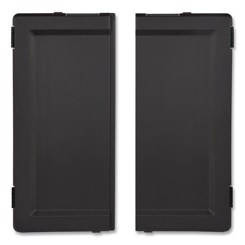 Image of Rubbermaid® Commercial 2202525 Locking Door Kit, for Rubbermaid Commercial 2202581/2202527/2202585, Resin, Black