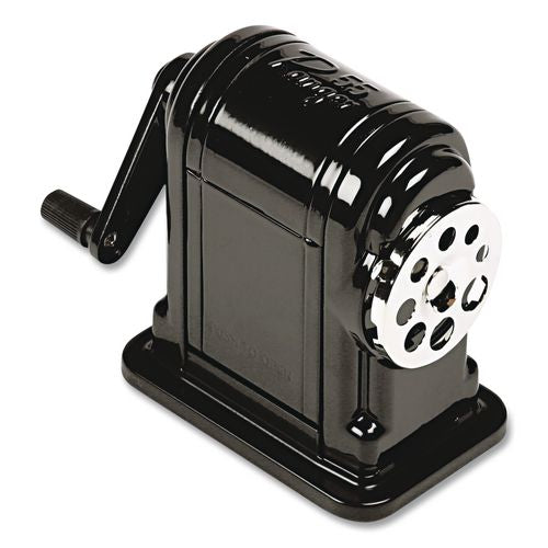 Image of X-ACTO® 1001CS Ranger 55 Classroom Manual Pencil Sharpener, Manually-Powered, 3.25 x 6 x 5.5, Black, 6/Carton
