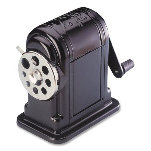 Image of X-ACTO® 1001CS Ranger 55 Classroom Manual Pencil Sharpener, Manually-Powered, 3.25 x 6 x 5.5, Black, 6/Carton