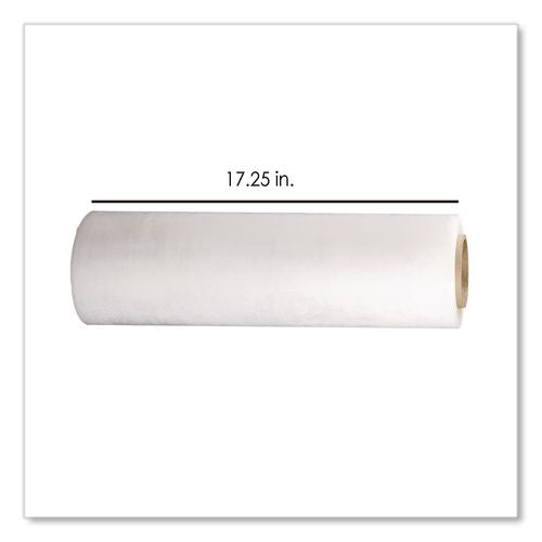 Image of Fortitude FOR18281500 Polyethene Stretch, 17.25" x 1,500 ft, 28-Gauge, Clear, 4 Rolls/Carton