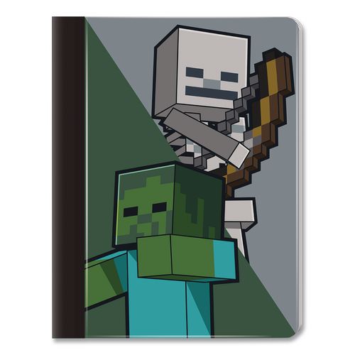 Image of Innovative Designs 717251MCR-SA Licensed Composition Book, Minecraft, Wide/Legal Rule, Multicolor Cover, (100) 9.75 x 7.5 Sheets