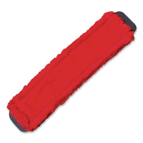 Image of Unger® MM40R SmartColor MicroMop 15.0, Microfiber, Heavy-Duty, 16 x 5, Red, 5/Pack