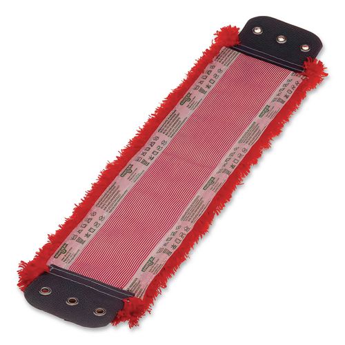 Image of Unger® MM40R SmartColor MicroMop 15.0, Microfiber, Heavy-Duty, 16 x 5, Red, 5/Pack
