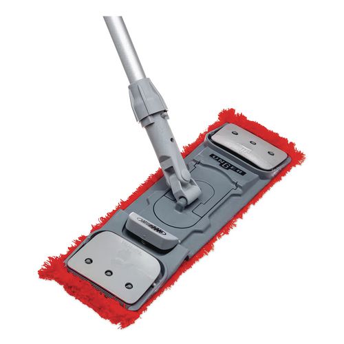 Image of Unger® MM40R SmartColor MicroMop 15.0, Microfiber, Heavy-Duty, 16 x 5, Red, 5/Pack