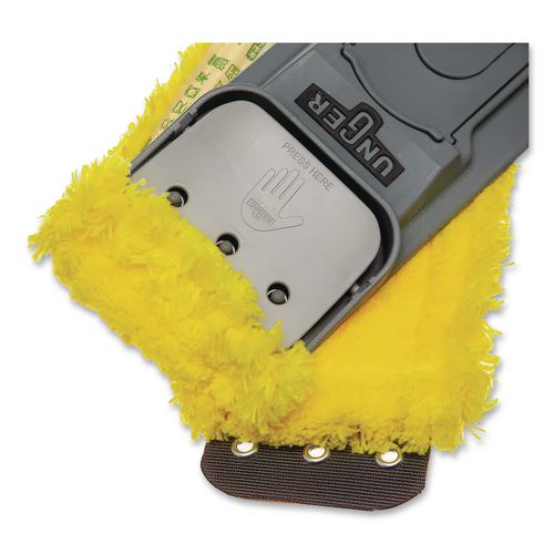 Image of Unger® MM40Y Smartcolor Micromop 15.0, Microfiber, Heavy-Duty, 16 X 5, Yellow, 5/pack