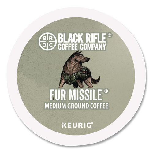 Image of Black Rifle® Coffee Company 5000384047 Fur Missile Coffee K-Cups, 22/Box