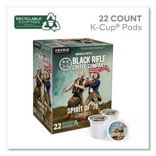 Image of Black Rifle® Coffee Company 5000384044 Spirit of '76 Coffee K-Cups, 22/Box