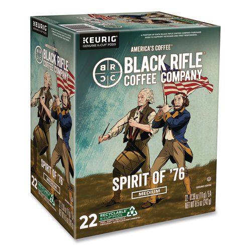 Image of Black Rifle® Coffee Company 5000384044 Spirit of '76 Coffee K-Cups, 22/Box