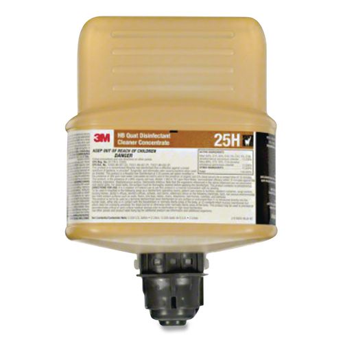 Image of 3M 25H Twist 'N Fill HB Quat Disinfectant Cleaner Concentrate 25H, 2 L Bottle, 6/Carton