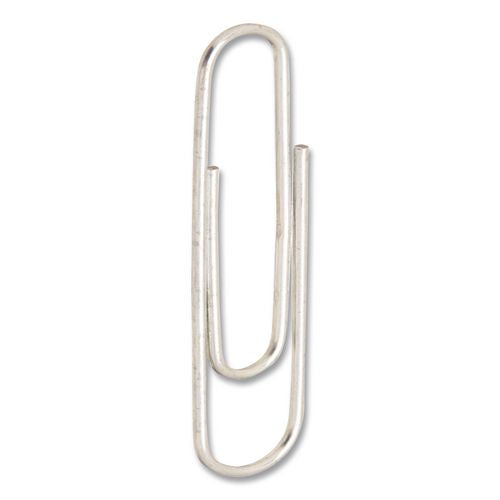 Image of Officemate 99914QL Giant Paper Clips, Jumbo, Smooth, Silver, 100/Box
