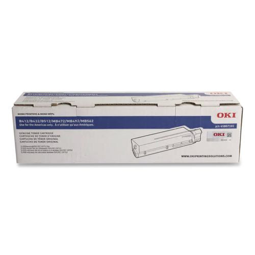Image of Oki® 45807101 45807101 Toner, 3,000 Page-Yield, Black