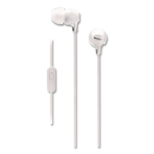 Image of Sony® MDR-EX15AP/W MDREX15AP Fashion Color EX Earbuds, White