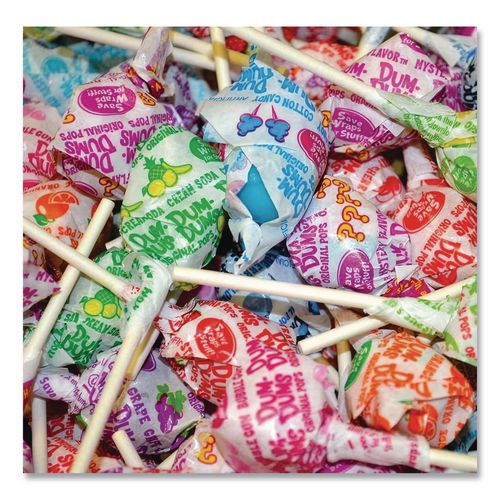 Image of Spangler® SPN71 Dum-Dum-Pops, Assorted, Individually Wrapped, 33.9 Oz, 200/pack