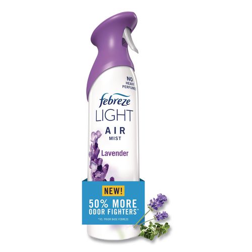 Image of Febreze® 80841942 AIR, Lavender, 8.1 oz Aerosol Spray, 6/Carton